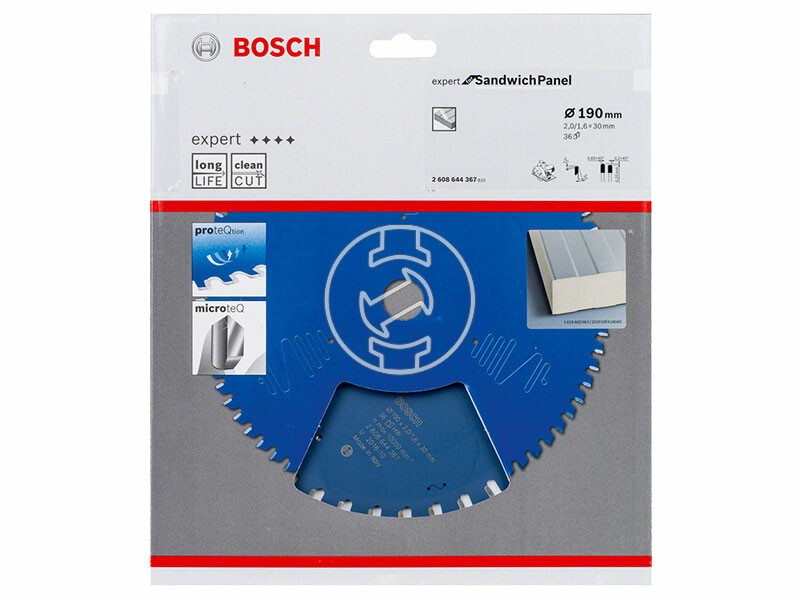Bosch Expert for SandwichPanel ø 190 x 2,0 / 1,6 x 30 mm körfűrészlap