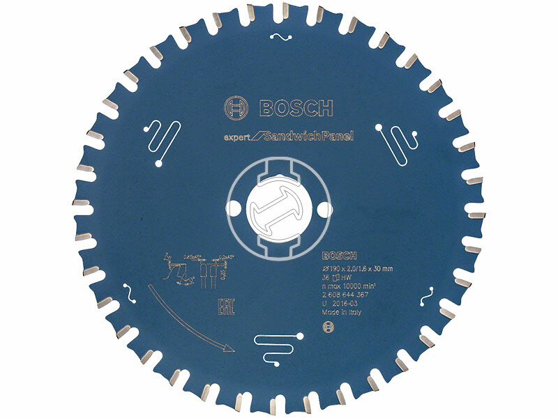 Bosch Expert for SandwichPanel ø 190 x 2,0 / 1,6 x 30 mm körfűrészlap