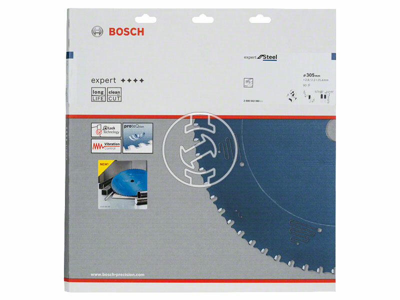 Bosch Expert for Steel ø 305 x 2,6 / 2,2 x 25,4 mm körfűrészlap