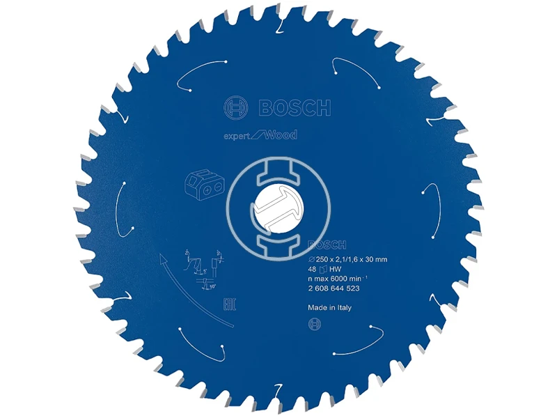 Bosch Expert for Wood 254 x 2,1/1,6 x 30 körfűrészlap T48