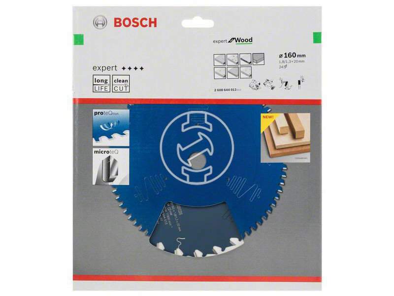 Bosch Expert for Wood ø 160 x 1,8 / 1,3 x 20 mm körfűrészlap