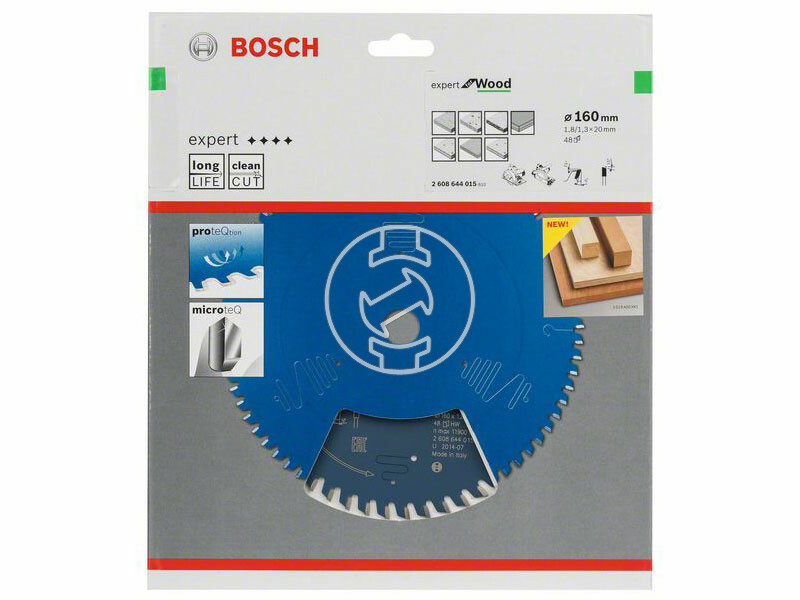 Bosch Expert for Wood ø 160 x 1,8 / 1,3 x 20 mm körfűrészlap