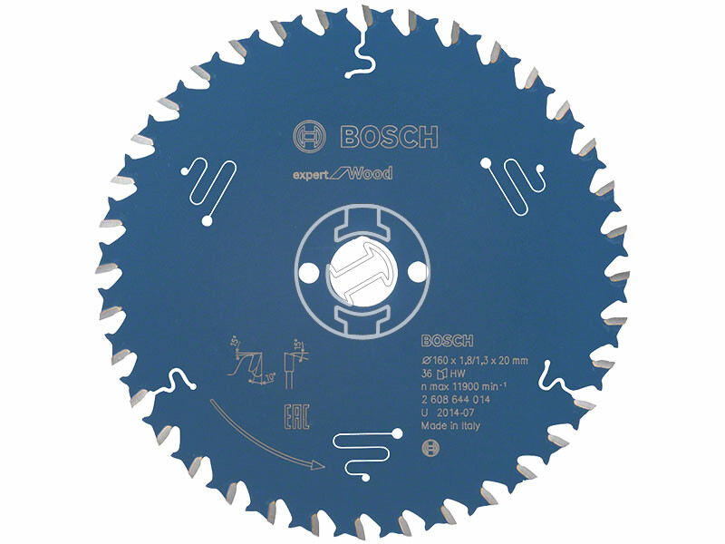 Bosch Expert for Wood ø 160 x 1,8 / 1,3 x 20 mm körfűrészlap