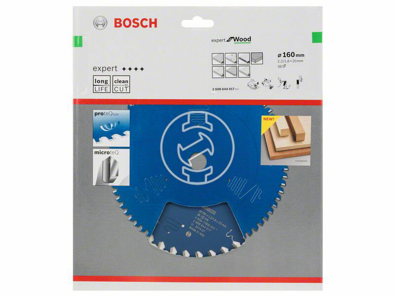 Bosch Expert for Wood ø 160 x 2,2 / 1,6 x 20 mm körfűrészlap