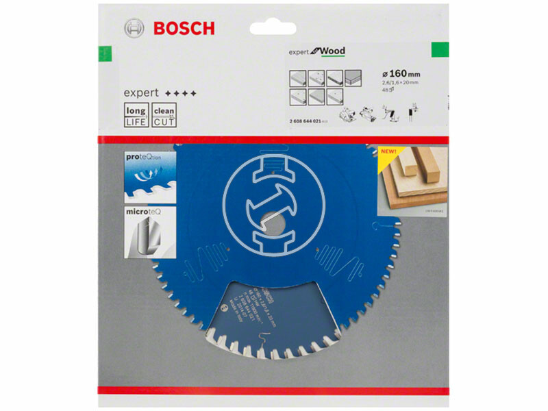 Bosch Expert for Wood ø 160 x 2,6 / 1,6 x 20 mm körfűrészlap