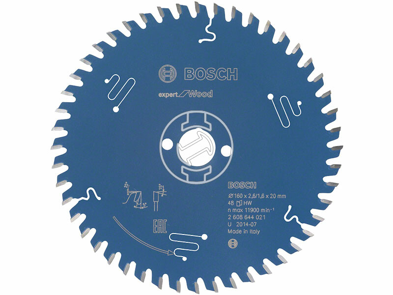 Bosch Expert for Wood ø 160 x 2,6 / 1,6 x 20 mm körfűrészlap