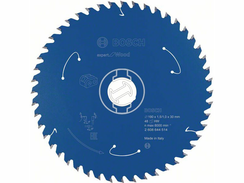 Bosch Expert for Wood ø 190 x 1,5/1,0 x 30/20 mm körfűrészlap