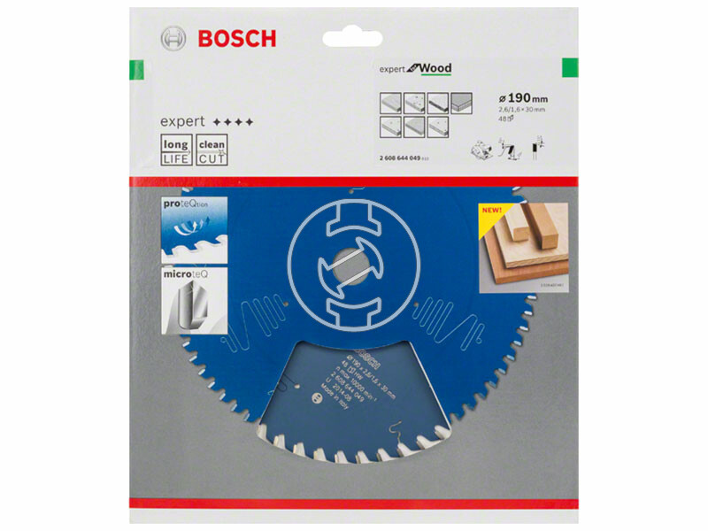 Bosch Expert for Wood ø 190 x 2,6 / 1,6 x 30 mm körfűrészlap
