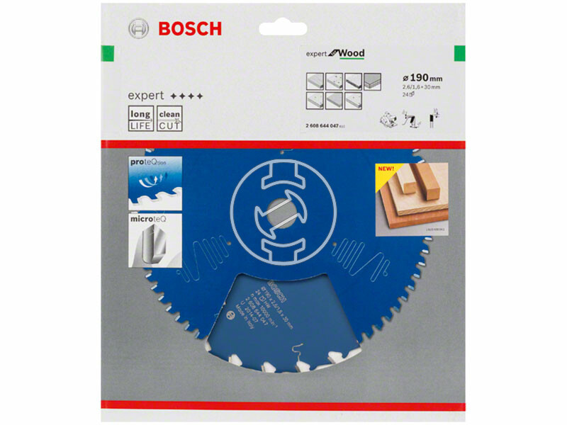Bosch Expert for Wood ø 190 x 2,6 / 1,6 x 30 mm körfűrészlap