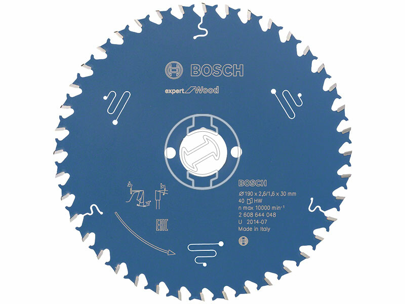 Bosch Expert for Wood ø 190 x 2,6 / 1,6 x 30 mm körfűrészlap