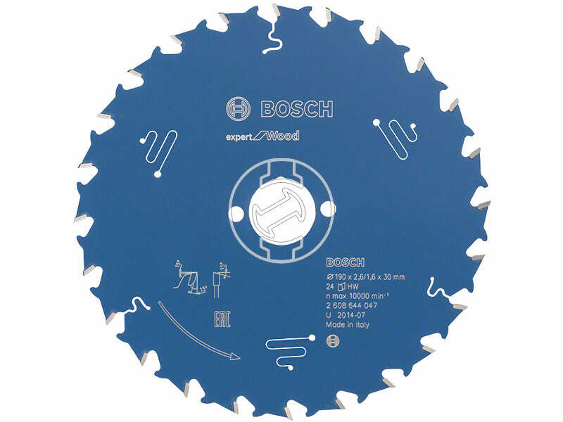 Bosch Expert for Wood ø 190 x 2,6 / 1,6 x 30 mm körfűrészlap