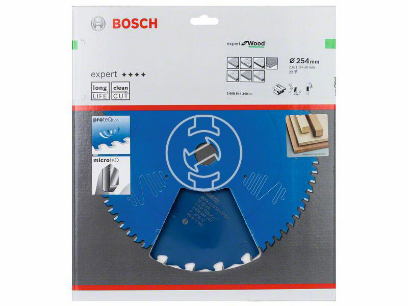 Bosch Expert for Wood ø 254 x 3,2 / 2,2 x 30 mm körfűrészlap