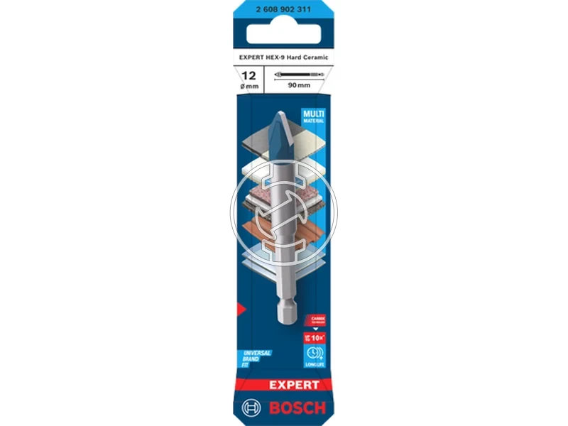 Kép: Bosch EXPERT HEX-9 Hard Ceramic csempefuro 12 x 90 mm_1.webp