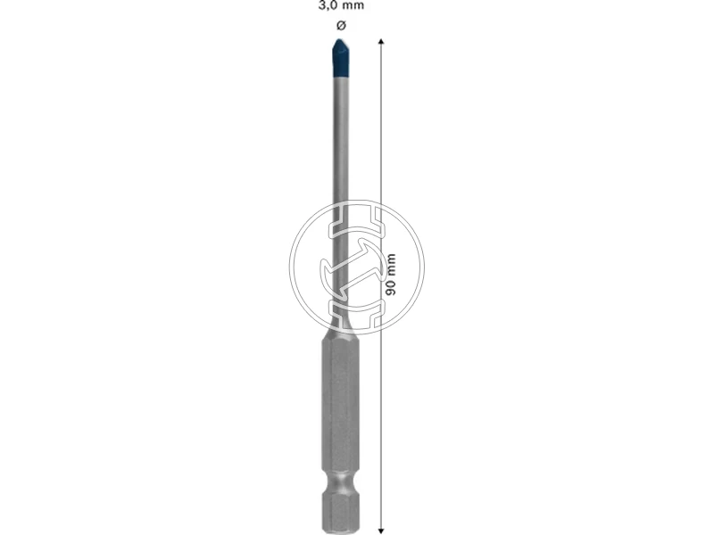 Kép: Bosch EXPERT HEX-9 Hard Ceramic csempefuro 3 x 90 mm_2.webp