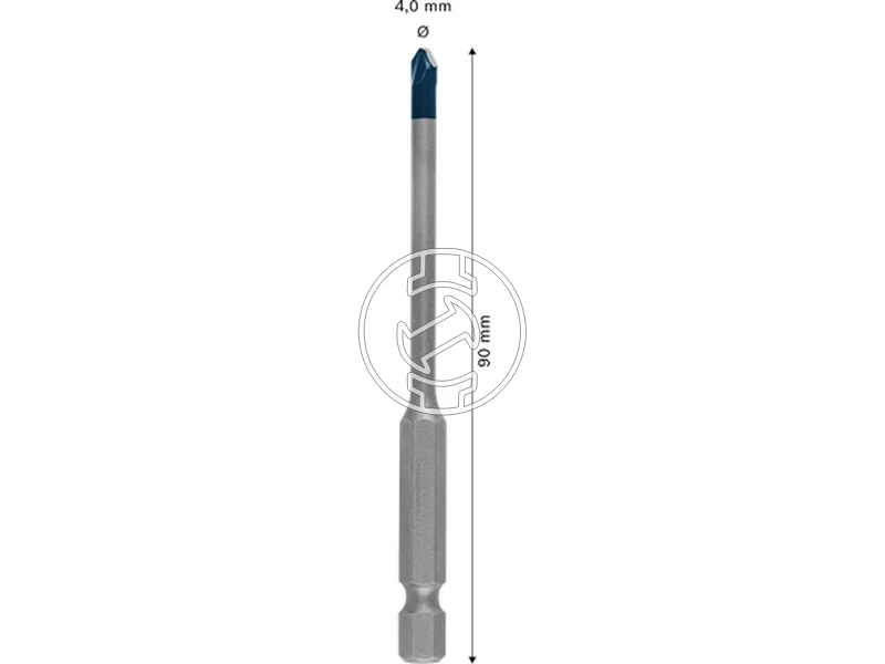 Kép: Bosch EXPERT HEX-9 Hard Ceramic csempefuro 4 x 90 mm_2.webp