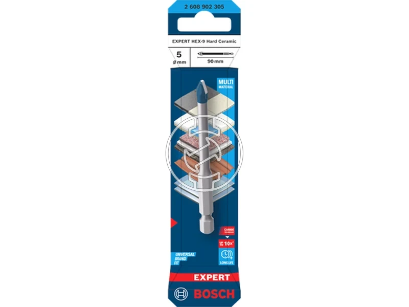 Kép: Bosch EXPERT HEX-9 Hard Ceramic csempefuro 5 x 90 mm_1.webp