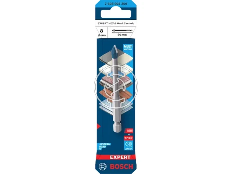 Kép: Bosch EXPERT HEX-9 Hard Ceramic csempefuro 8 x 90 mm_1.webp