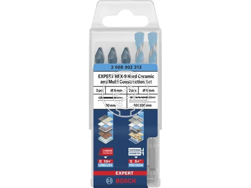 Kép: Bosch EXPERT HEX-9 Hard Ceramic furoszar keszlet 5 reszes_1.webp