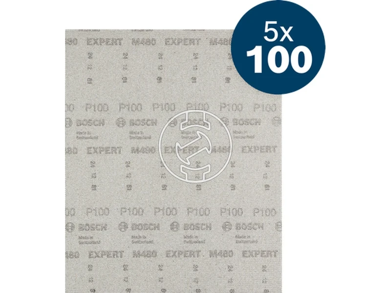 Kép: Bosch EXPERT M480 rezgocsiszolo papir 230 x 280 mm G100 5 db_1.webp