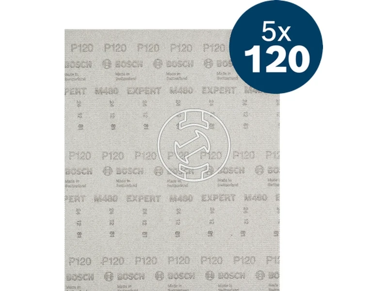 Kép: Bosch EXPERT M480 rezgocsiszolo papir 230 x 280 mm G120 5 db_1.webp