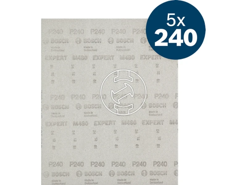 Kép: Bosch EXPERT M480 rezgocsiszolo papir 230 x 280 mm G240 5 db_1.webp