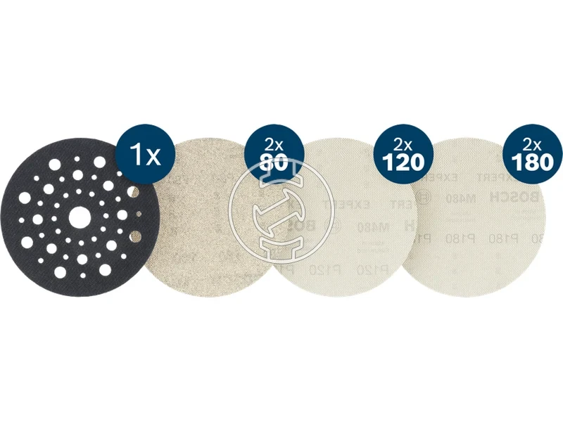 Kép: Bosch EXPERT M480 tepozaras excentercsiszolopapir keszlet 125 mm 7 reszes_1.webp