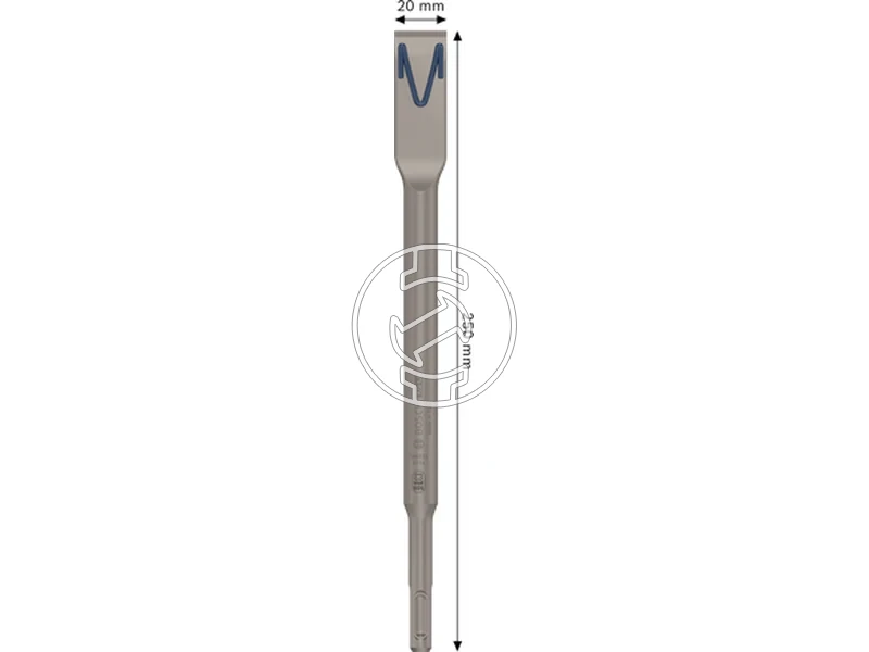 Kép: Bosch EXPERT SDS Plus-8C lapos vesoszar 20 x 250 mm_2.webp