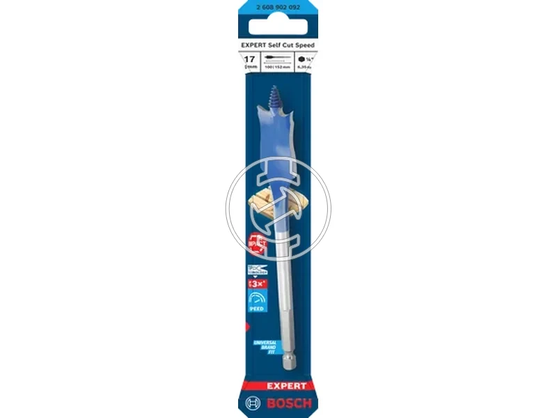 Kép: Bosch EXPERT Self Cut Speed laposfuro bitbefogassal 17 x 152 mm_1.webp