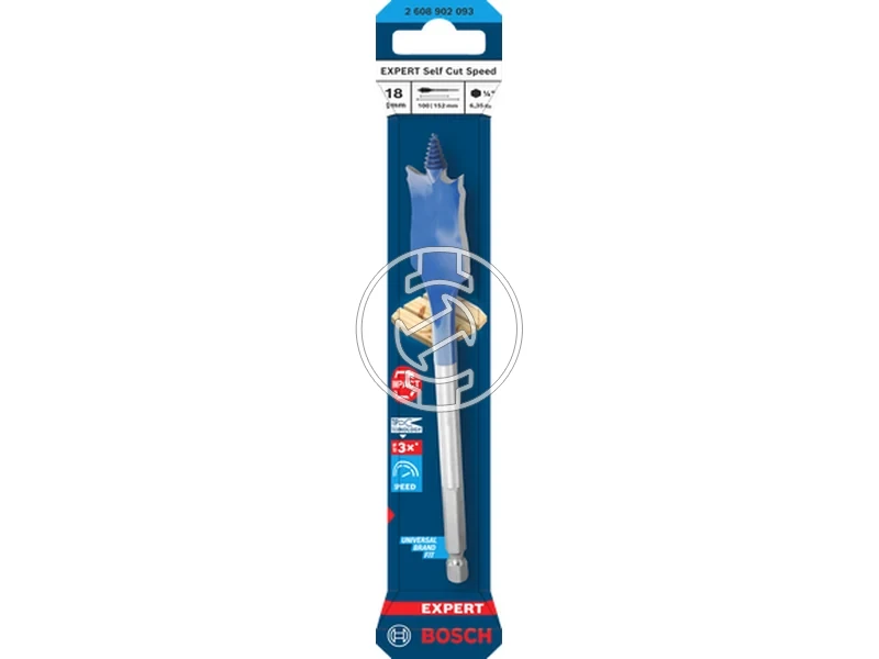 Kép: Bosch EXPERT Self Cut Speed laposfuro bitbefogassal 18 x 152 mm_1.webp