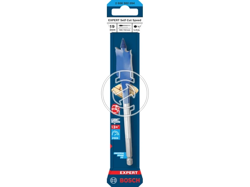Kép: Bosch EXPERT Self Cut Speed laposfuro bitbefogassal 19 x 152 mm_1.webp