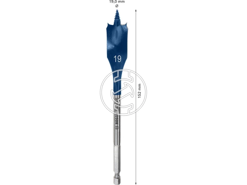 Kép: Bosch EXPERT Self Cut Speed laposfuro bitbefogassal 19 x 152 mm_2.webp
