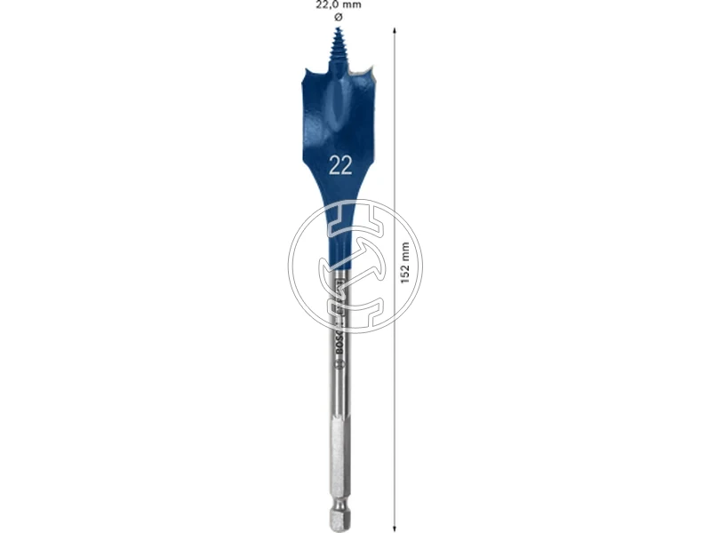 Kép: Bosch EXPERT Self Cut Speed laposfuro bitbefogassal 22 x 152 mm_2.webp