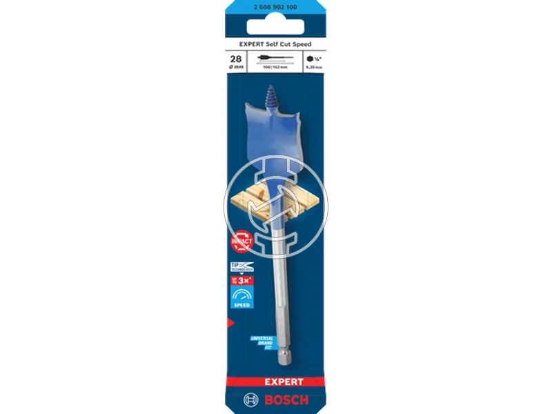 Kép: Bosch EXPERT Self Cut Speed laposfuro bitbefogassal 28 x 152 mm_1.webp