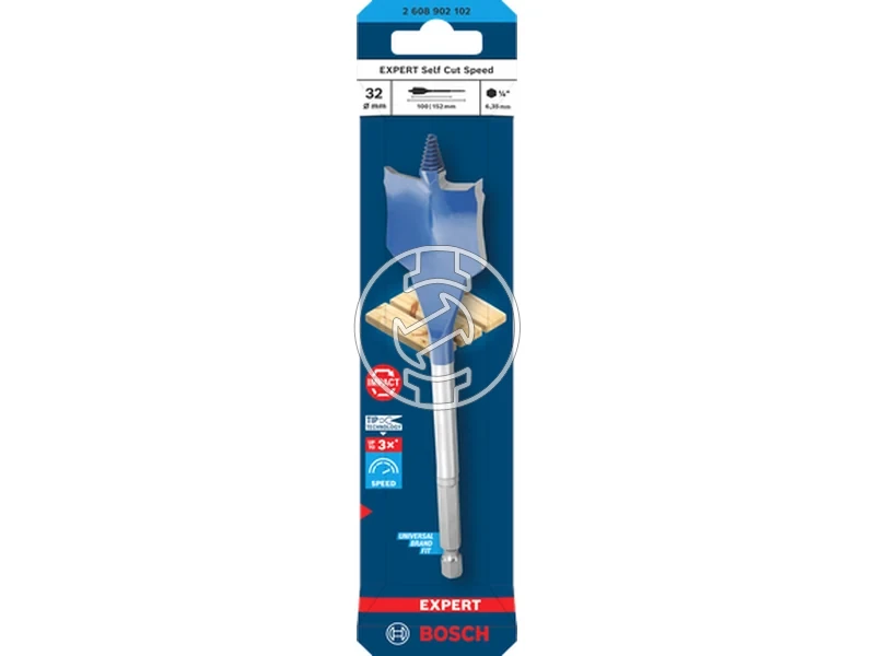 Kép: Bosch EXPERT Self Cut Speed laposfuro bitbefogassal 32 x 152 mm_1.webp