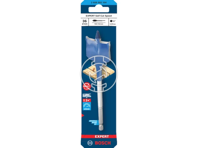 Kép: Bosch EXPERT Self Cut Speed laposfuro bitbefogassal 36 x 152 mm_1.webp