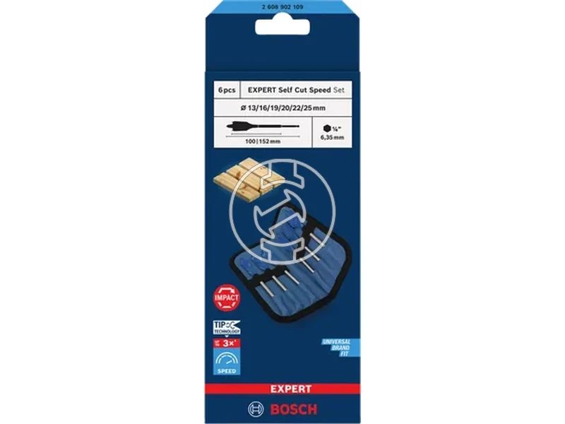 Kép: Bosch EXPERT Self Cut Speed laposfuro keszlet 131619202225 mm 6 reszes_1.webp