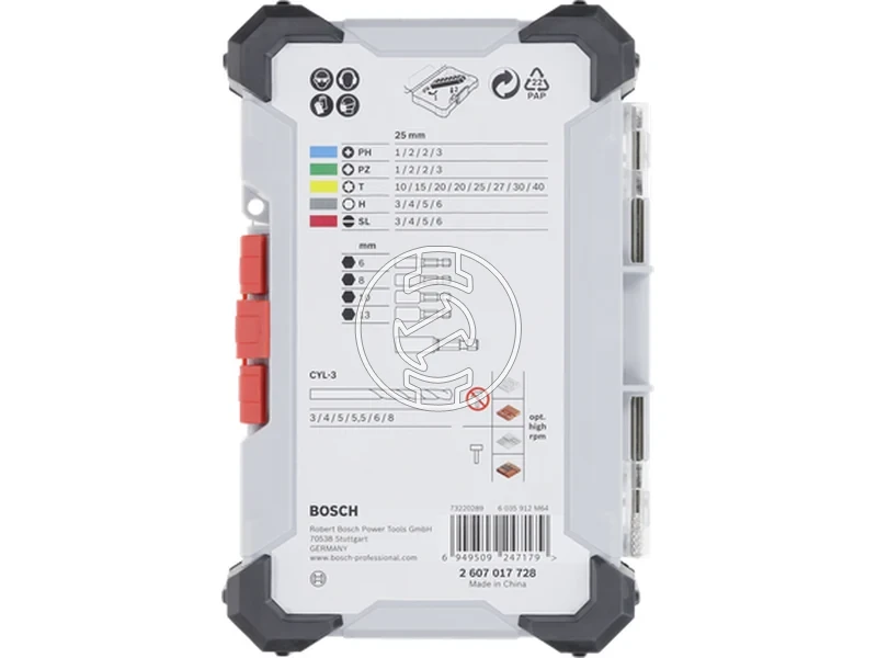 Kép: Bosch Extra Hard furo csavarozo keszlet 35 reszes_3.webp
