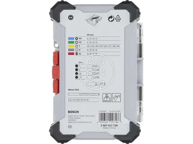 Kép: Bosch Extra Hard Metal furo csavarozo keszlet 35 reszes_3.webp