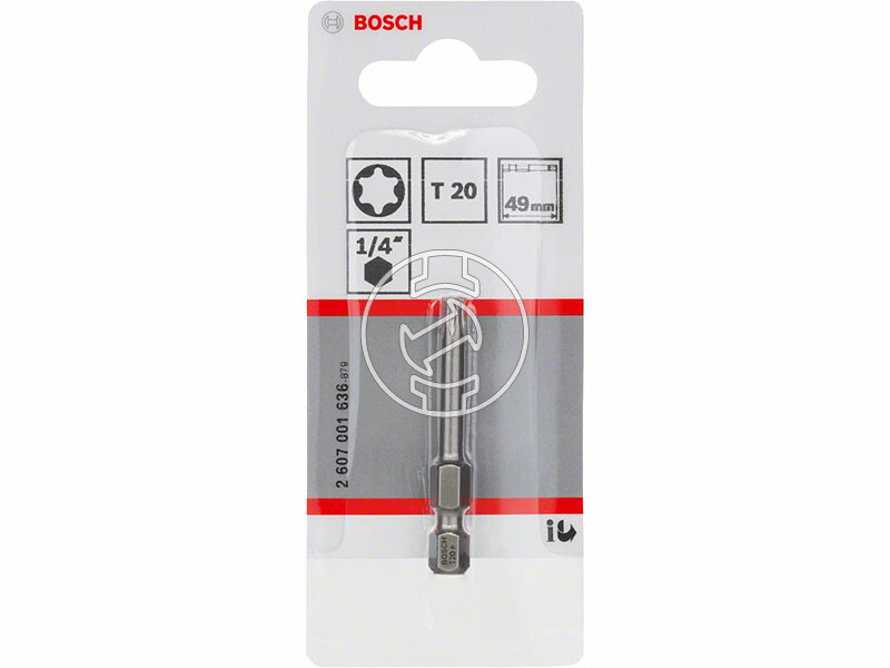 Bosch extra kemény csavarbit T20, 49 mm