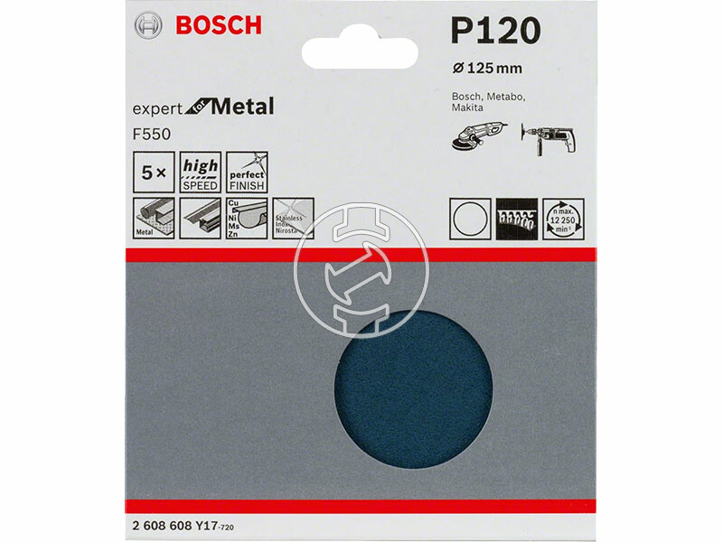 Bosch F550 tépőzáras csiszolópapír