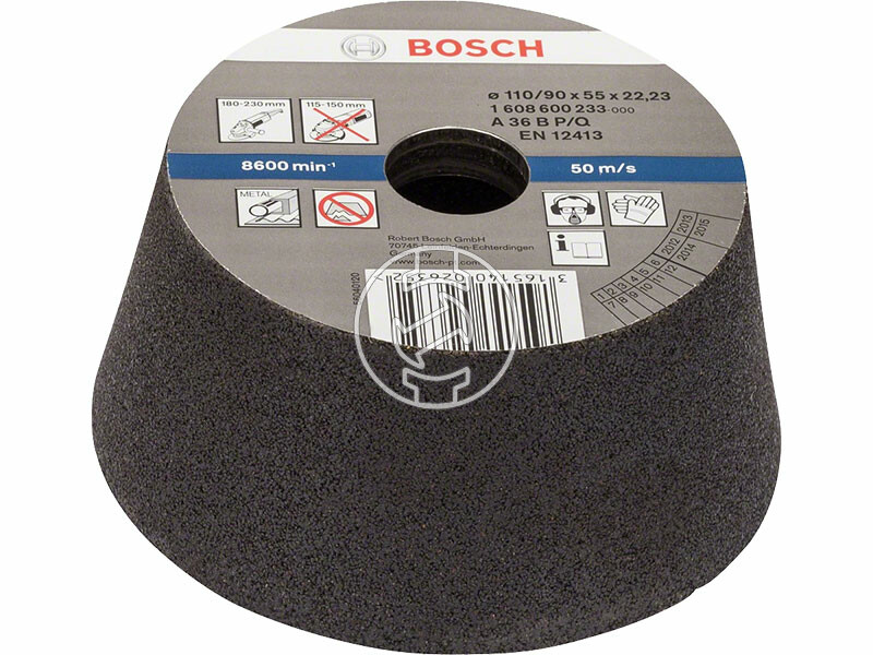 Bosch fazékkorong 90x110 mm K36 fém, öntvény