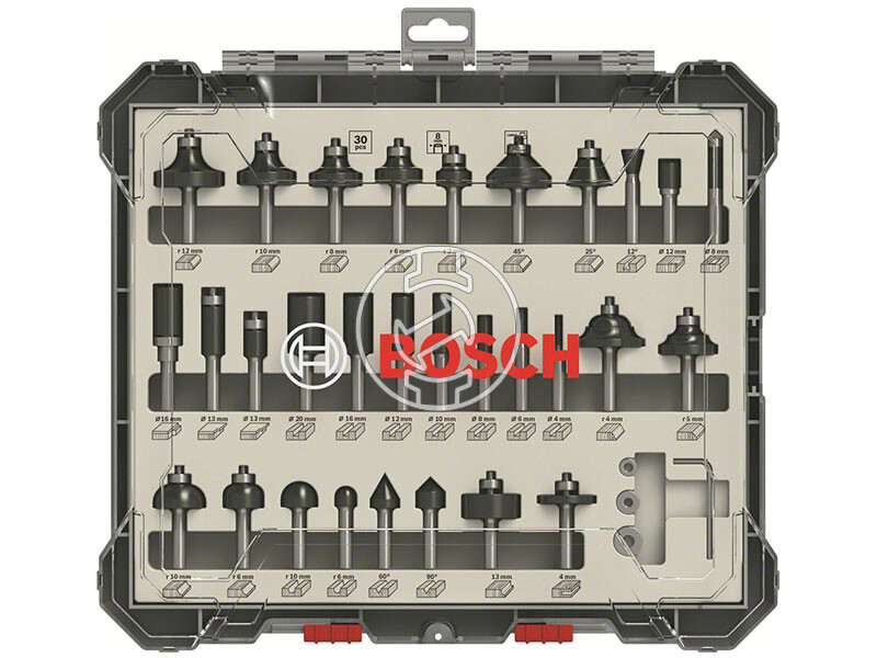 Bosch felsőmaró kés készlet 30 db