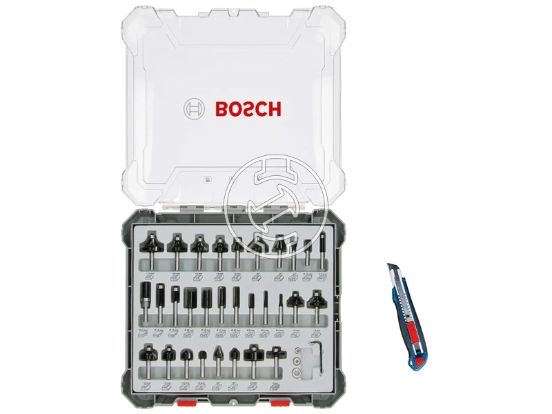 Bosch felsőmaró kés készlet 30 részes