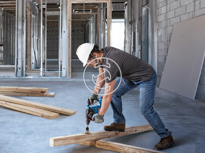 Bosch GBH 187-LI akkus fúrókalapács (akku és töltő nélkül)