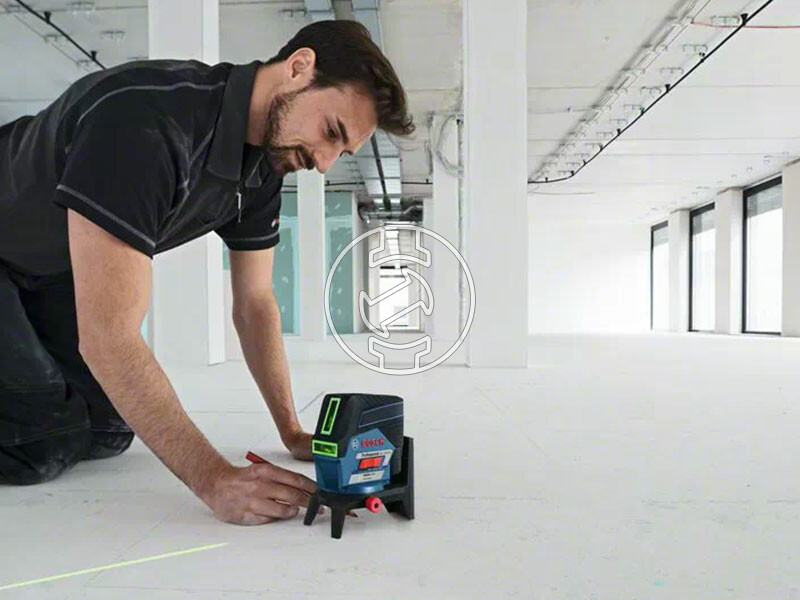 Bosch GCL 2-50 CG pont és vonallézer 1 x 2Ah + töltő, L-BOXX-ban