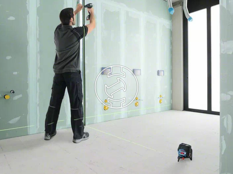 Bosch GCL 2-50 CG pont és vonallézer 1 x 2Ah + töltő, L-BOXX-ban