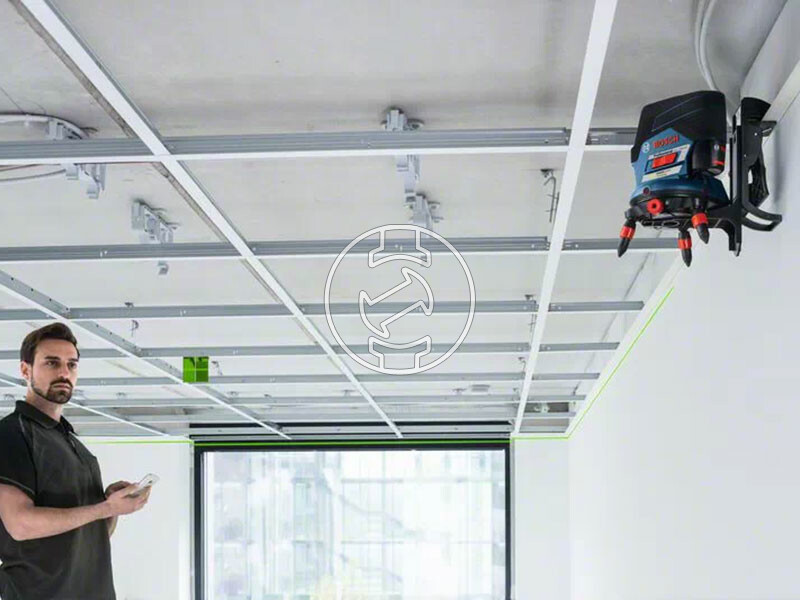 Bosch GCL 2-50 CG pont és vonallézer 1 x 2Ah + töltő, L-BOXX-ban