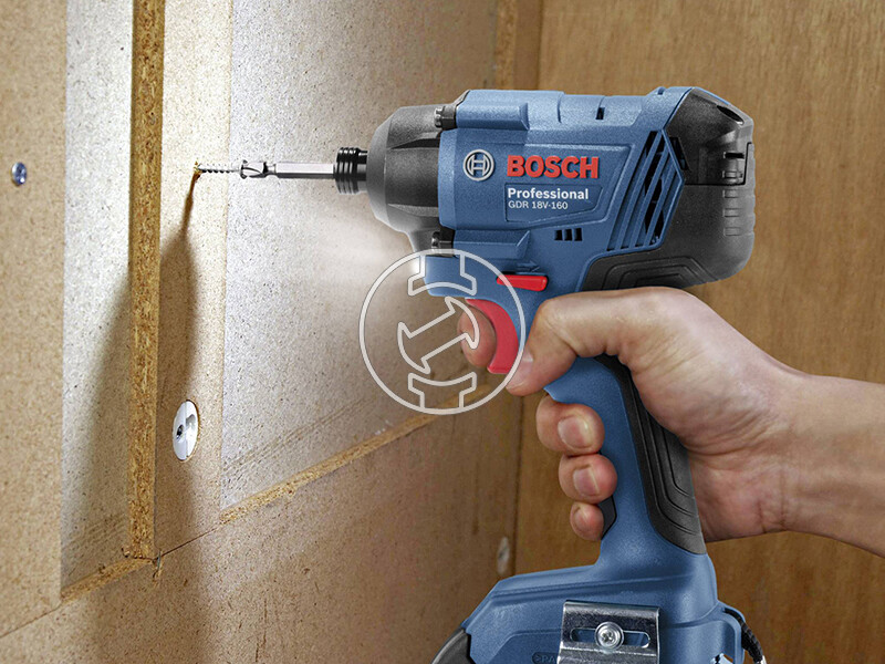 Bosch GDR 18V-160 akkus ütvecsavarozó akku és töltő nélkül kartondobozban