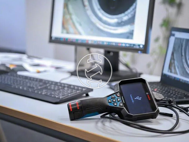 Bosch GIC 12V 5-27 C endoszkóp kamera L-Boxx, akku és töltővel