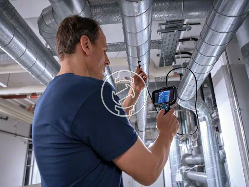 Bosch GIC 12V 5-27 C endoszkóp kamera L-Boxx, akku és töltő nélkül